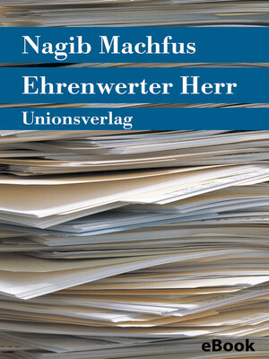 cover image of Ehrenwerter Herr